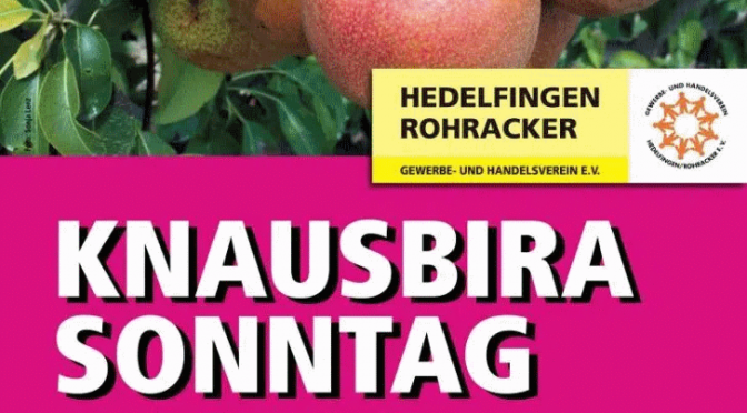 Hedelfingen – Der 25. Knausbira-Sonntag am 8.10.2023