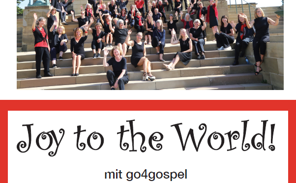 Gartenstadtkirche -JOY TO THE WORLD! mit go4gospel und Band 13.1.2024
