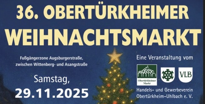 36. Obertürkheimer Weihnachtsmarkt 29. November 2025 – 10Uhr–19Uhr