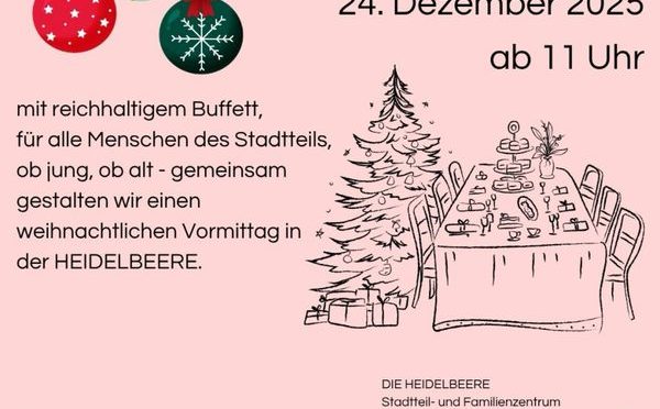 SFZ Heidelbeere – Weihnachtsbrunch 24. Dezember 2025 ab 11 Uhr