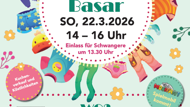 Kindersachen-Basar im CAFE RATZ 22. März 2026