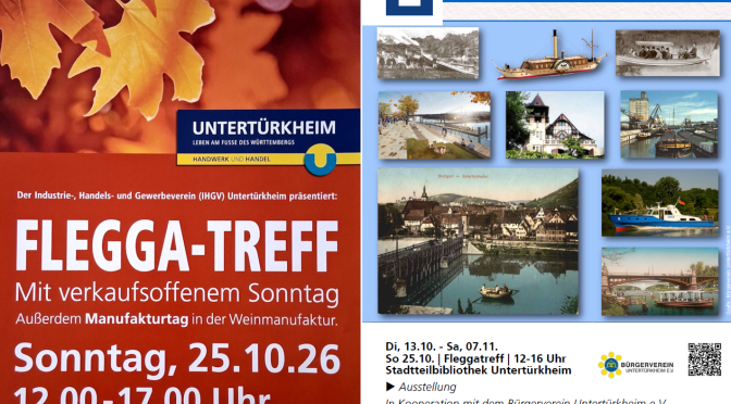 Fleggatreff Untertürkheim So 25.10.2026 12 – 17 Uhr