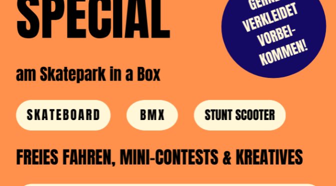 Halloween-Special am Skatepark in a Box 30.10.2026